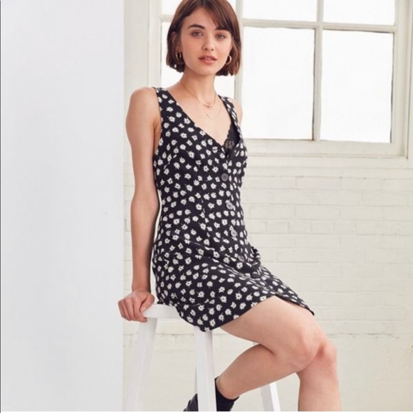 Urban Outfitters Dresses & Skirts - Urban Outfitters Black Floral Tank Dress